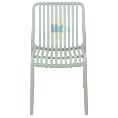 Chaise STEFFY tilleul, vue de face