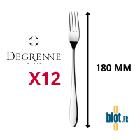 Fourchette à dessert Degrenne Norway inox poli miroir 180 mm