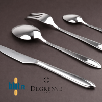 Ménagère Degrenne Norway inox poli miroir pour table professionnelle