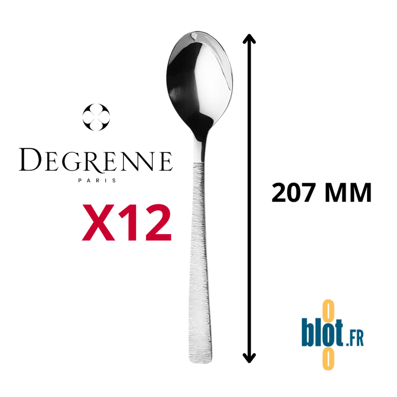 Cuillère de table Degrenne Astrée Ciselé - inox - (207MM) Cuillère de table Degrenne Astrée Ciselé - inox - (207MM)
