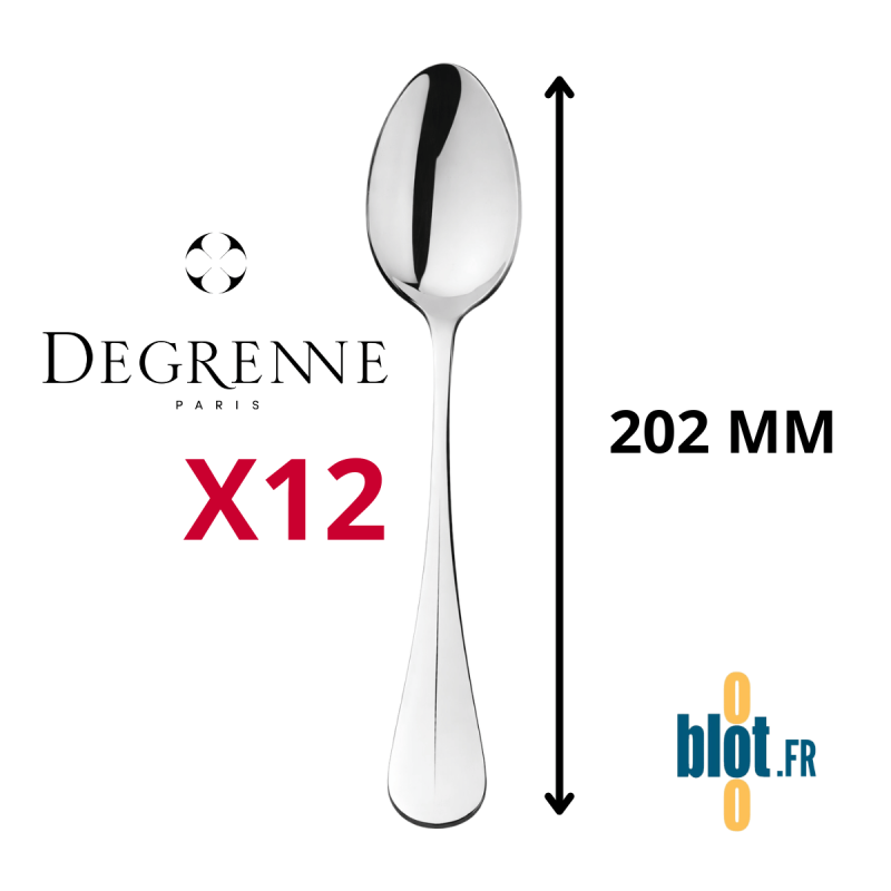 Cuillère de table Degrenne Mikado - Inox Miroir - (202MM) Cuillère de table Degrenne Mikado - Inox Miroir - (202MM)