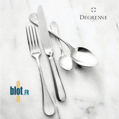 Couteau de table manche orphèvre - Lame unie - Degrenne Blois - Inox Miroir - (246MM)