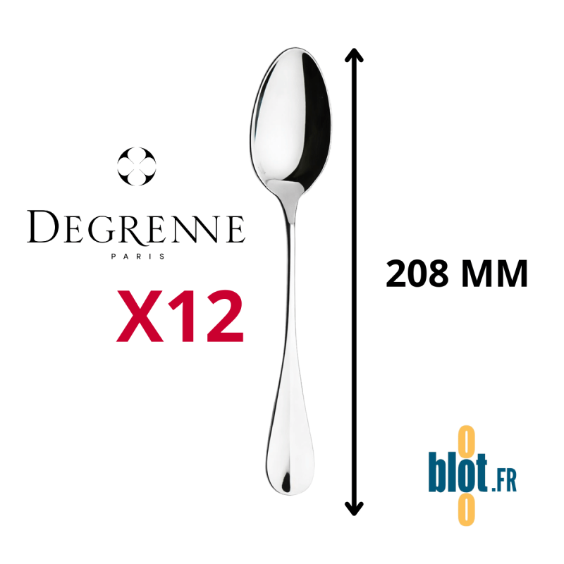 Cuillère de table - Degrenne Blois - Inox Miroir - (208MM)