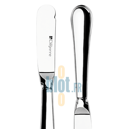 Couteau à beurre - Manche orphèvre - Degrenne Blois - Inox Miroir - (187MM)