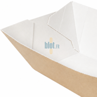 intérieur barquette frite carton nano micro blanc kraft