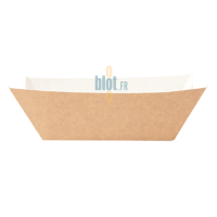 barquette kraft naturel 960 g vue latérale