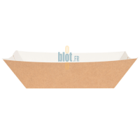 barquette kraft naturel 1440 g vue latérale