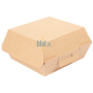 Boîte Hamburger Carton - (13x12,5x6,2 CM) | Kraft - (Lot 50)