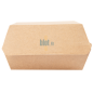 Boîte Hamburger Carton - (13x12,5x6,2 CM) | Kraft - (Lot 50)