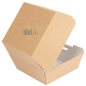 Boîte Hamburger Carton - (13x12,5x9 CM) | Kraft - (Lot 500)