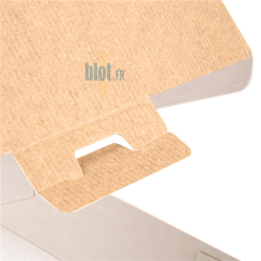 Boîte Hamburger Carton XL - (17.6x16.8x7.8 CM) | Kraft - (Lot 300)