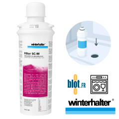 Cartouche filtrante SC-M Winterhalter préfiltre osmoseur avec schéma d’installation