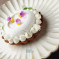 (X6) - Assiette plate en grès CALIX - 21 CM - Beige