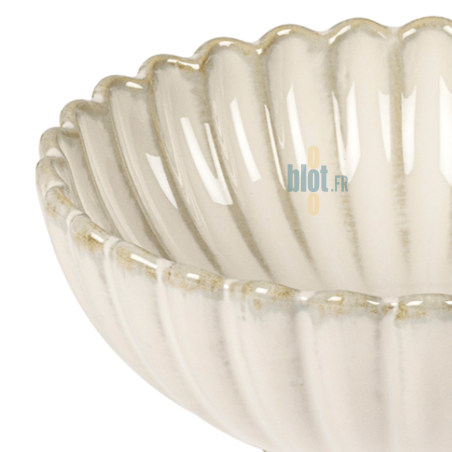 (X6) - Bol en grès CALIX - 12 CM - Beige