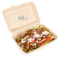 Boîte Kebab bagasse 1L - (16x24x7.5 CM) | Compostable - (Lot 50)