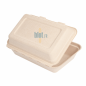 Boîte Kebab bagasse 1L - (16x24x7.5 CM) | Compostable - (Lot 50)
