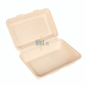 Boîte Kebab bagasse 1L - (16x24x7.5 CM) | Compostable - (Lot 50)