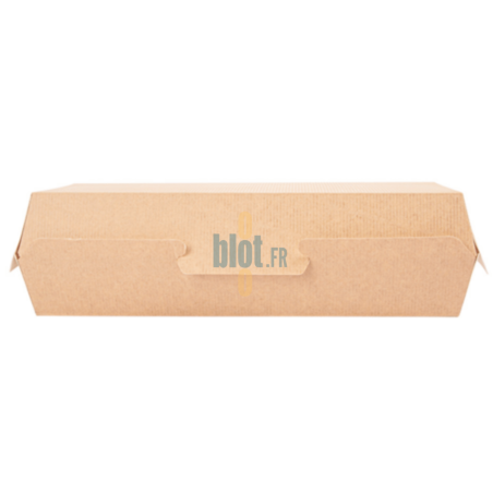 Emballage panini carton - (26,5x12,2x7 CM) – Boîte recyclable - (Lot 50)