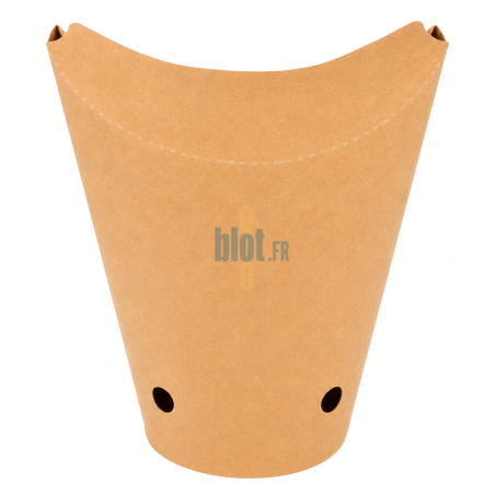 Gobelet à frites carton kraft - (14x9x8,5 CM) - (Lot 50)