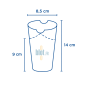 Gobelet à frites carton kraft - (14x9x8,5 CM) - (Lot 50)