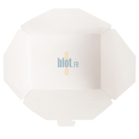 Intérieur de boîte repas américaine carton kraft 1350 ml