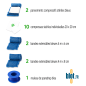 Coffret de secours agroalimentaire 4/8 personnes