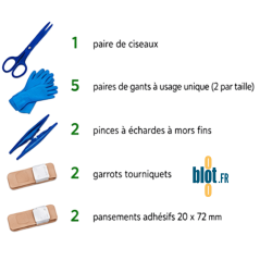 Coffret de secours agroalimentaire 8/12 personnes