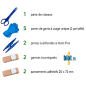 Coffret de secours agroalimentaire 8/12 personnes Coffret de secours agroalimentaire 8/12 personnes