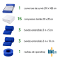 Coffret de secours agroalimentaire 8/12 personnes Coffret de secours agroalimentaire 8/12 personnes