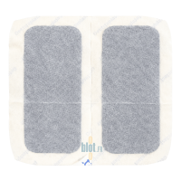 Pansement bleu détectable élastique 38x72 mm avec compresse centrale