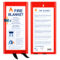 Couverture anti-feu cuisine - (120x180) - Rigide