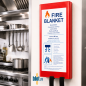 Couverture anti-feu cuisine - (120x180) - Rigide