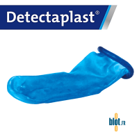 Doigtier bleu alimentaire Detectaplast en caoutchouc vue packshot