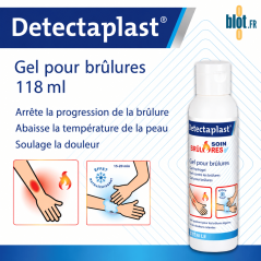 Gel hydrogel brûlure 118 ml refroidissant qui aide à soulager la douleur et limiter la progression thermique