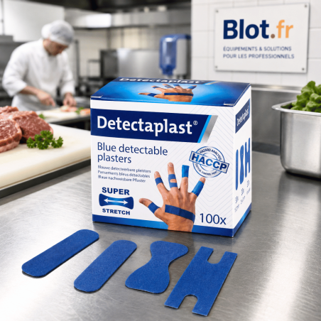 (x100) - Panaché de Pansements Bleus Détectables