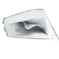 Intérieur de la pochette isotherme FARMOR à 3 compartiments pour transport de membre sectionné