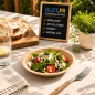 (X25) – Assiette en palmier - (Ø18 CM)