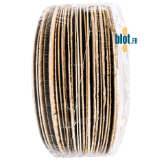 Lot de 25 assiettes en feuille de palmier naturelle grand format 24 cm