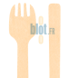 Mini Fourchette en Bois 10,5 cm | Lot de 100 | Recyclable