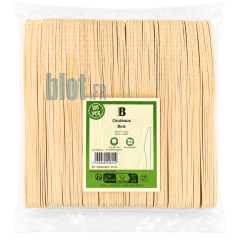 Sachet de 100 couteaux en bois de bouleau destiné aux professionnels de la restauration