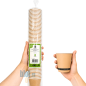 (X50) - Gobelets carton brun 30 CL - (Ø 87 MM)