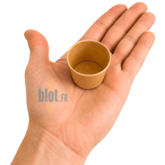 Format individuel de pot à sauce carton 30 ml pour restauration