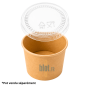 (X100) - Couvercle PET Transparent pour Pot 30 - (Ø 43 MM)