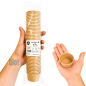 (X1000) - Pots à sauce kraft brun 60 ML - (Ø 62 MM)
