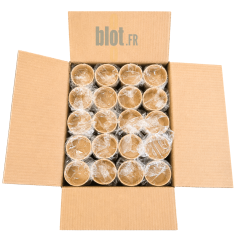 (X1000) - Pots à sauce kraft brun 60 ML - (Ø 62 MM)