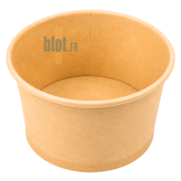 Pot à sauce carton kraft brun 60 ml recyclable pour sauces coulis et condiments