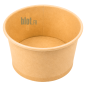 (X50) - Pots à sauce kraft brun 60 ML - (Ø 62 MM) (X50) - Pots à sauce kraft brun 60 ML - (Ø 62 MM)