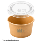 (X50) - Couvercle PET Transparent pour Pot 60 - (Ø 62 MM)