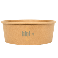 Bol salade kraft 500 ml rond pour plats chauds et froids