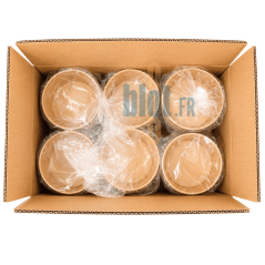 Conditionnement du saladier carton 500 ml en carton de 300 unités
